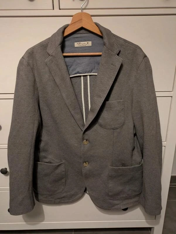 Casaco de blazer H.E by mango tamanho L cinza – photo 2